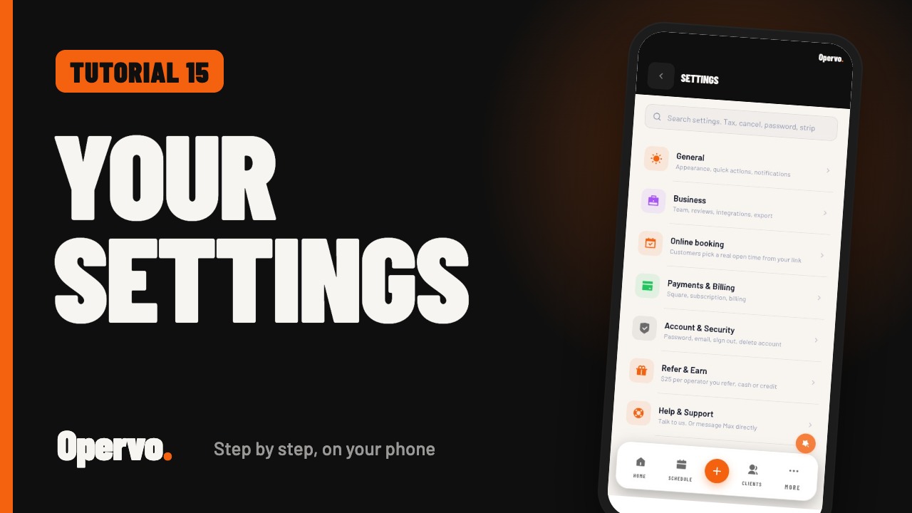 Settings video thumbnail